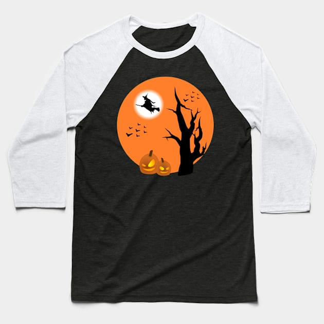 Halloween Baseball T-Shirt by The_Dictionary